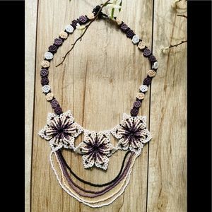 Native Cora Artisan Beaded Necklace